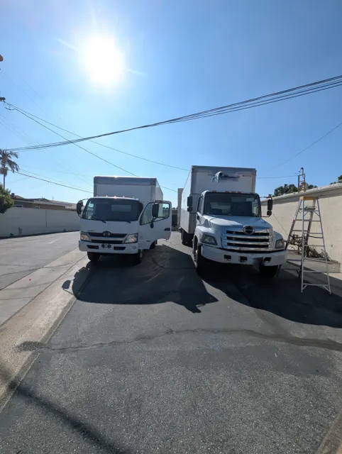Two box trucks we tested